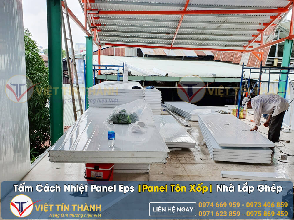 ứng dụng tấm cách nhiệt panel eps trong thi công nhà ở dân dụng